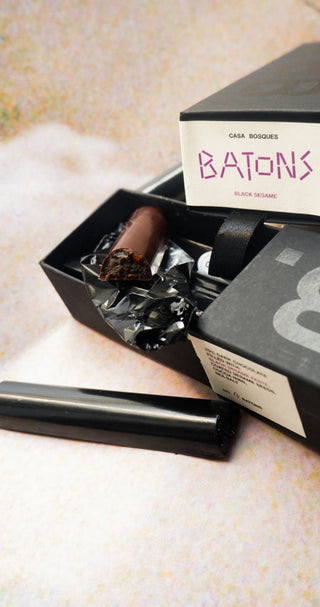 Baton Truffle Quartet — Black Sesame Paste