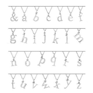 Initial Pendant | Lowercase