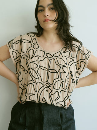 Hand Embroidered Blouse