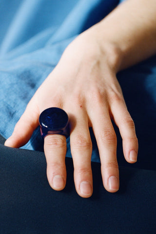 Lalique Ring | Cool Colors