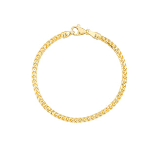 Round Franco Chain Bracelet