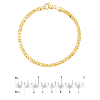 Round Franco Chain Bracelet
