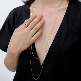 Thin Stone Ring