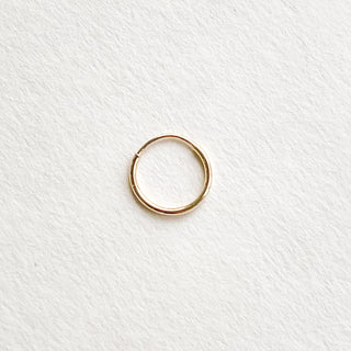 14k Gold Infinito Hoop