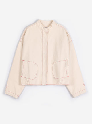 Vibrant Flower Twill Jacket