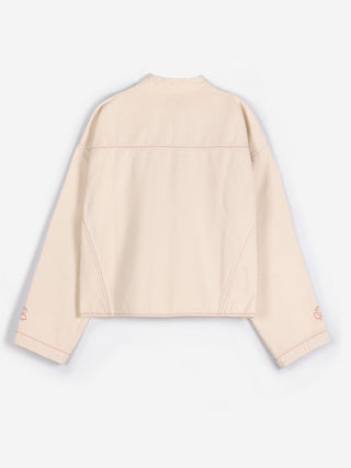Vibrant Flower Twill Jacket