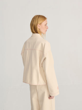Vibrant Flower Twill Jacket