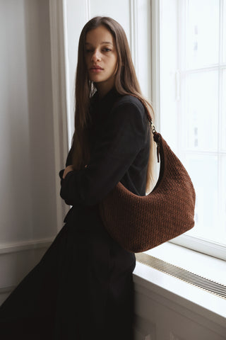 Maja Bag | Brown Suede