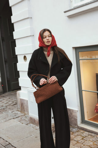 Naomi Bag | Brown Suede