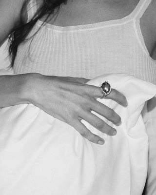 Large Ellipse Ring | Gold