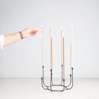 Beacon Long Stem Candelabras