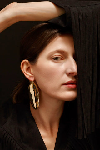 Lodos Earrings | Bronze