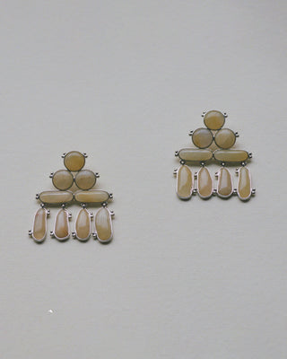 Ophelia Earrings | Yellow Jade