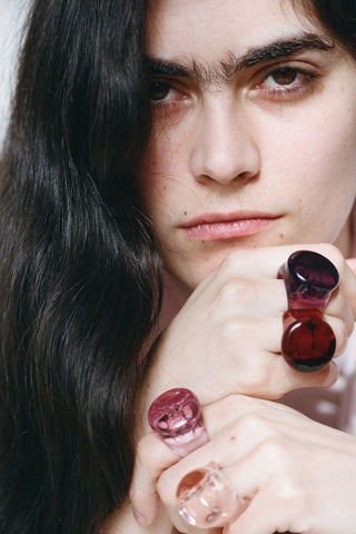 Lalique Ring | Peach