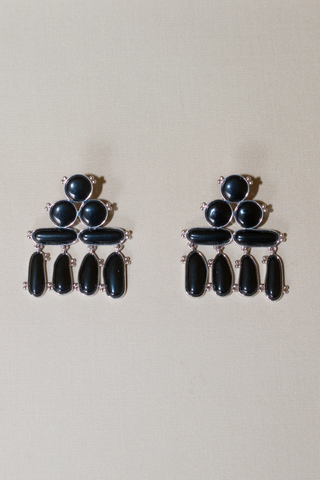 Ophelia Earrings | Onyx