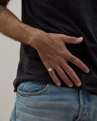 Simple Perlita Ring
