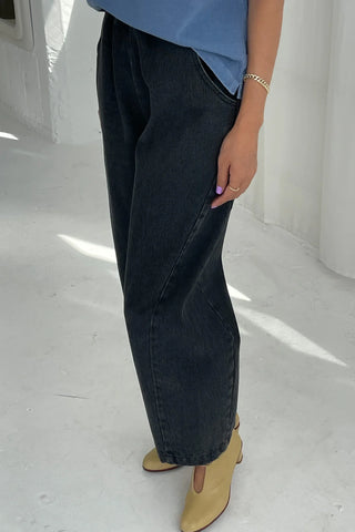 Arc Pants | Black Denim