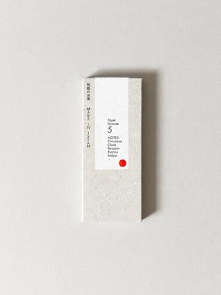 Washi Paper Incense Strips | Smoky Comfort