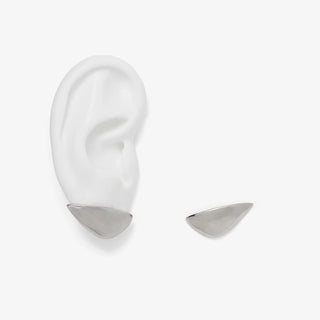 Lobe Earrings | Silver