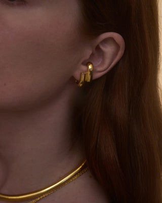 Shift Earrings | Gold