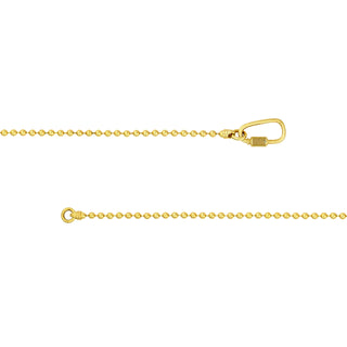 Oval Twist Barrel Lock Bead Bracelet