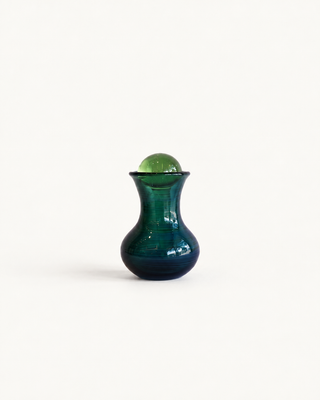 Miniature Glass Perfume Bottle | Blue/Green