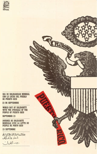 Cartel Histórico de la OSPAAAL - Puerto Rico (1970)