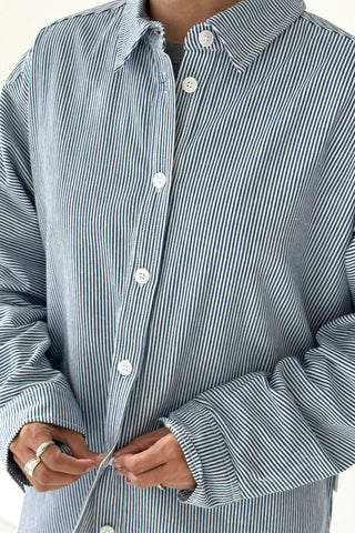 Owen Shirt | Blue Stripe