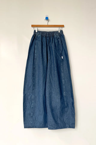 Denim Parachute Pants
