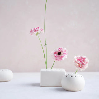 Round Flower Frog Vase