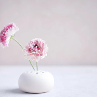 Round Flower Frog Vase