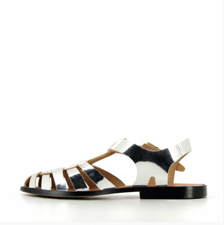 Sunville Sandal | Silver Mirror
