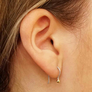 Bronze Sphere Earring