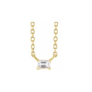 Diamond Solitaire Necklace