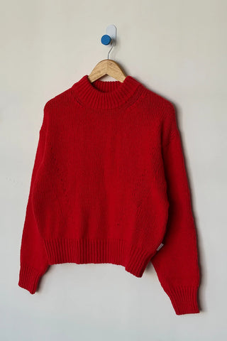 Zoe Cotton Sweater | Chilli