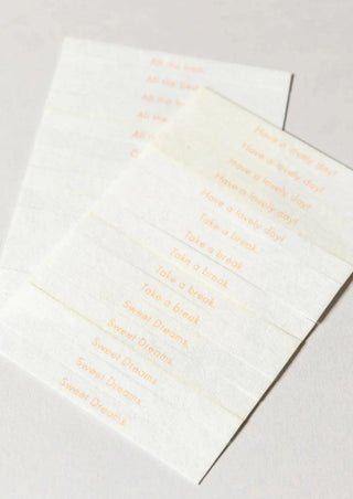 Washi Paper Incense Strips | Agarwood