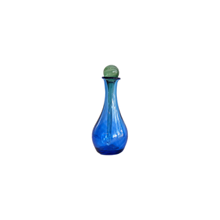 Tall Glass Perfume Bottle | Blue