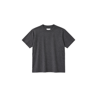 Bo Linen Blend Tee | Charcoal
