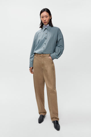 Denim Carrot Pants