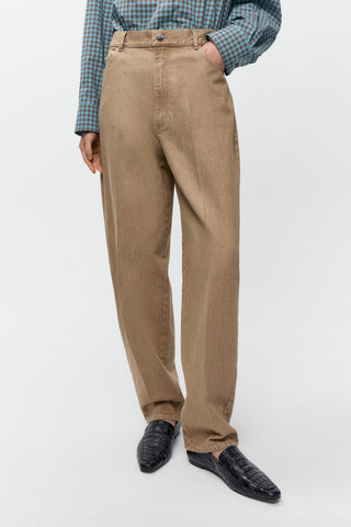 Denim Carrot Pants