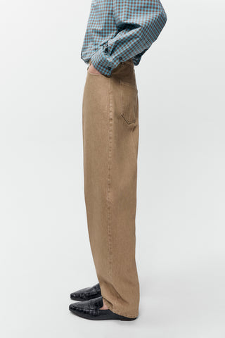 Denim Carrot Pants