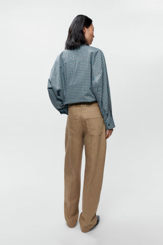 Denim Carrot Pants