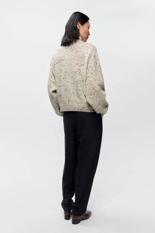 Merino Wool Marled Sweater