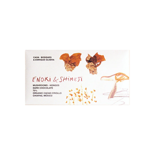 Enoki & Shimeji Mushrooms Dark Chocolate