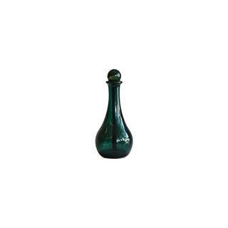 Tall Glass Perfume Bottle | Green