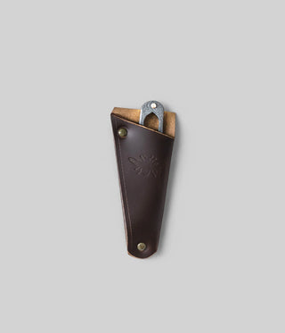 Garden Snips in Leather Pouch