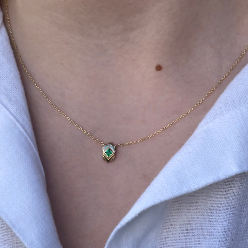 "Tona" Micro Frog Necklace
