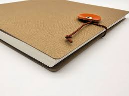 String-Tie Square Notebook