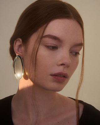 Oona Earrings | Silver
