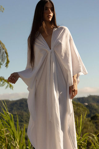 Costa Kaftan | White